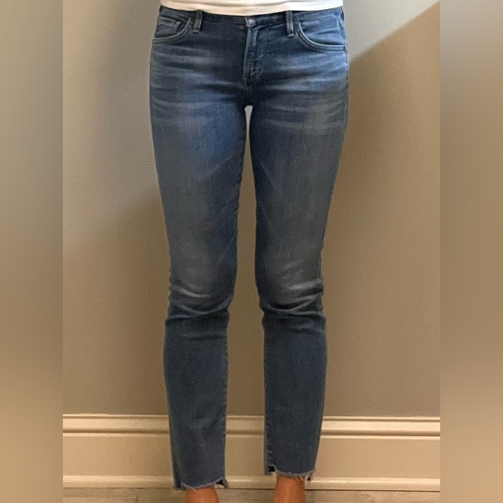 Citizens of Humanity skinny, low rise jeans, size 27